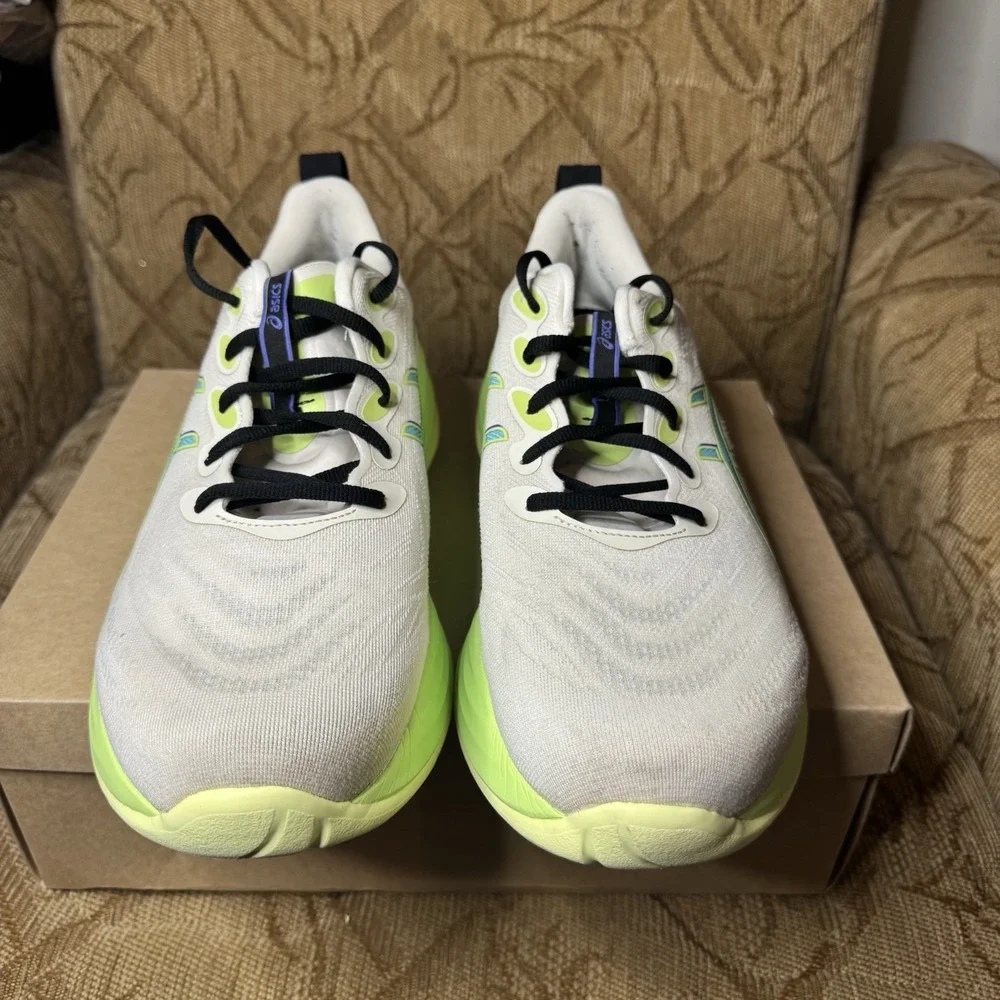 Asics Gel-Cumulus 27 Shoes Men's Size‎ 15 Neon Sneakers EUC!
